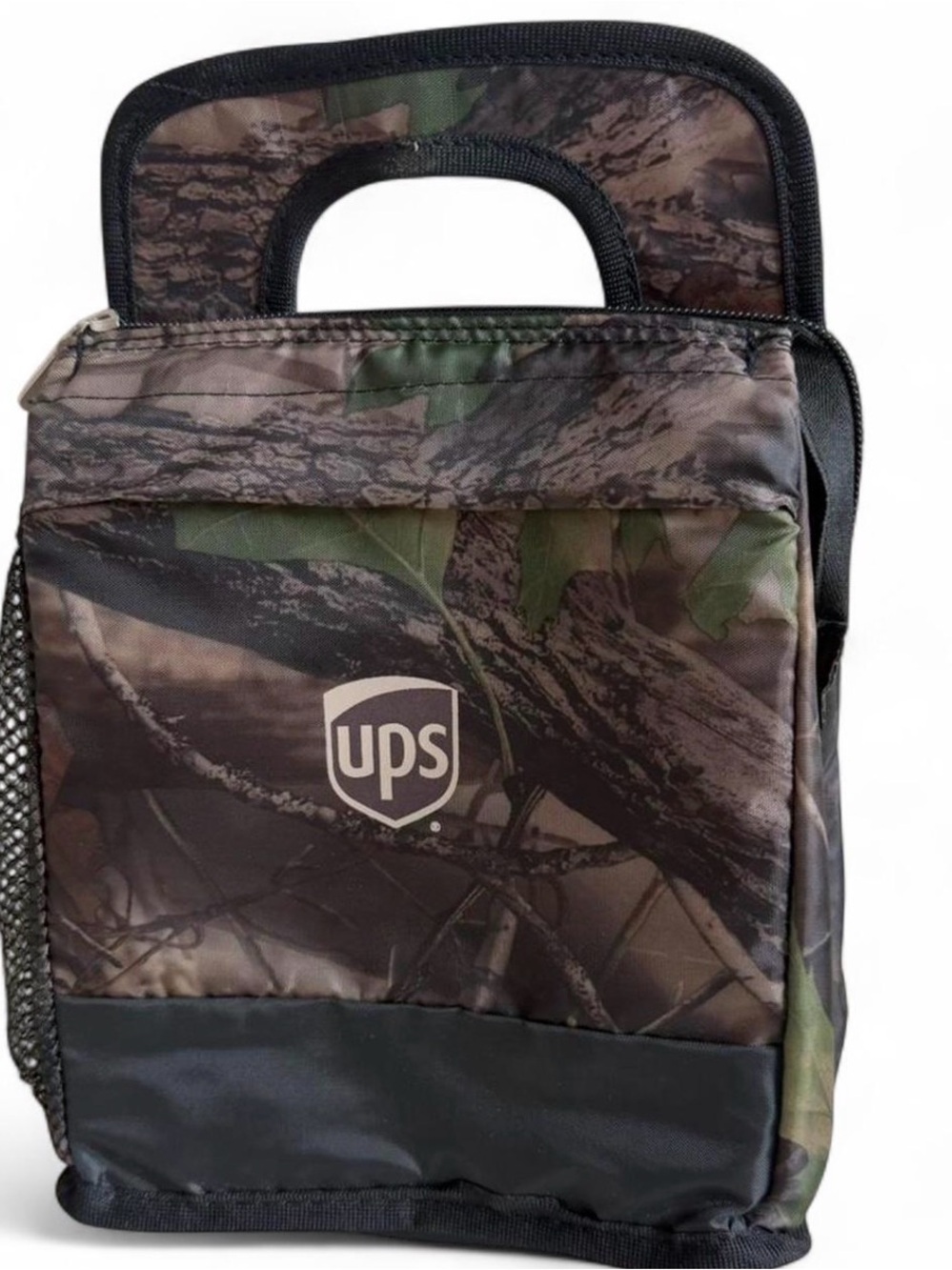 UPS Logo Gemline Camo Insulated Lunch Bag Cooler Tote RealTree Style Camouflage